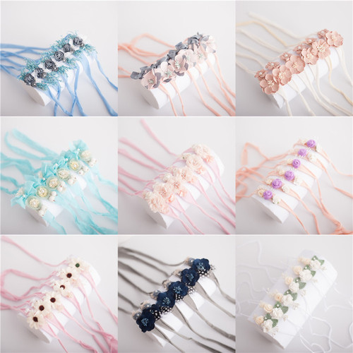 Cross-border sourcing new baby photography headwear, infant photography head flowers, newborn photography accessories headwear and head flowers