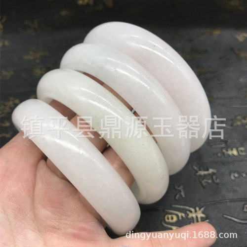 Sichuan Hanbaiyu Bracelet Manufacturer Carbonate Quality White Jade Set Bracelet Afghan White Jade Gift