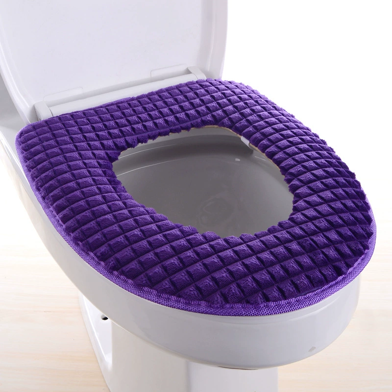 Winter toilet, universal keep warm pillow with zipper, increased thickness