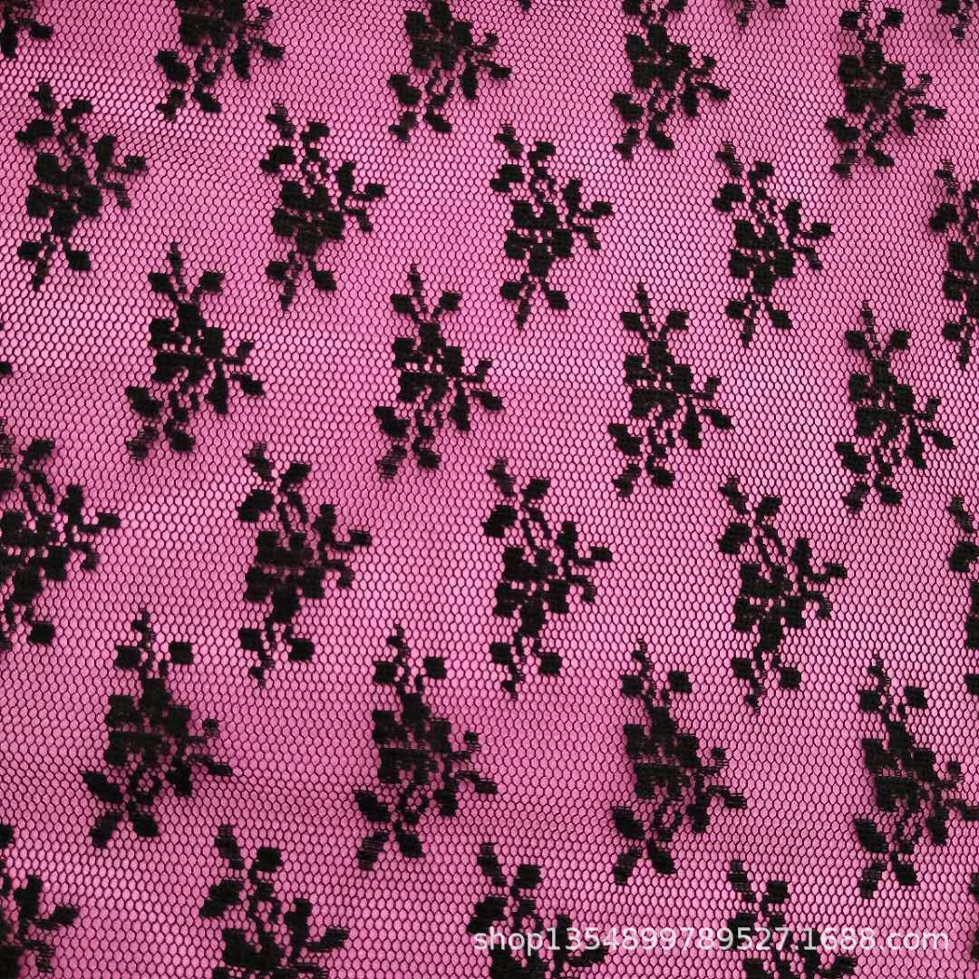 蕾丝花边厂家现货批发新款爆款涤纶无弹力蕾丝面料量大优惠