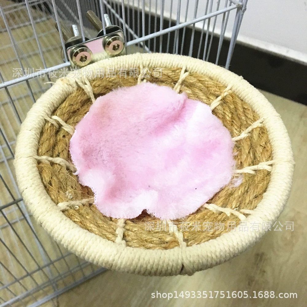 Хлопковая веревка ручной вязки пеньковая веревка Птичье гнездо племенное гнездо Птичье гнездо золотой шелк Nestle ручной работы маленькое Птичье гнездо 140 г