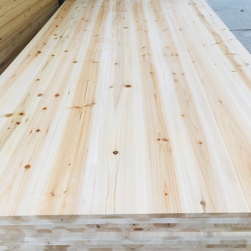 Factory Direct Sales of 9~25mm Fragrant Fir Wood Straight Panel Jointed Finger Joint Board Furniture Board Decorative Board
