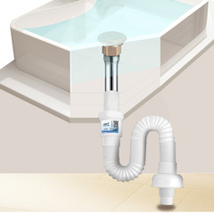 Face basin odor prevention sewer drain downpipe sink basin soft pipe drainage accessories leak plug tube