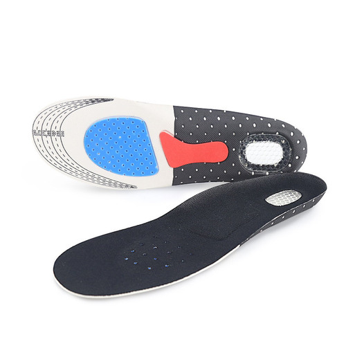 Breathable sweat-absorbing shock-absorbing elastic cushioning military training insoles for men and women sweat-absorbing sports insoles EVA insoles for basketball running