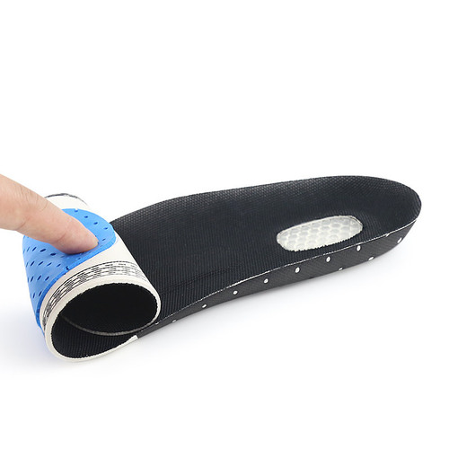 Breathable sweat-absorbing shock-absorbing elastic cushioning military training insoles for men and women sweat-absorbing sports insoles EVA insoles for basketball running