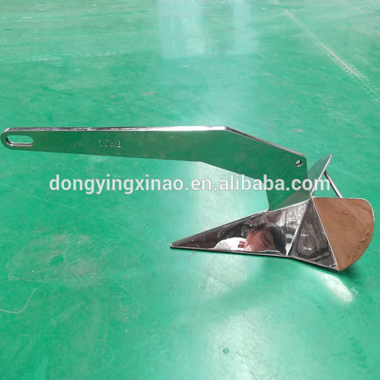 不锈钢316三角锚Delta anchor 10kg，不锈钢船用五金