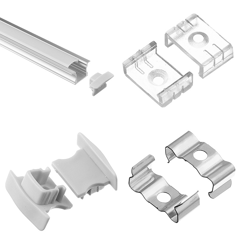 暗藏嵌入式灯带LED透镜光源铝型材  橱窗专用灯饰铝槽