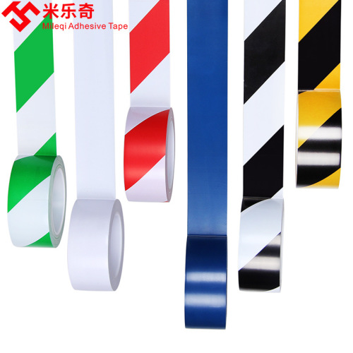Floor warning tape PVC waterproof and wear-resistant dust-free workshop tape yellow and black safety sign floor tape