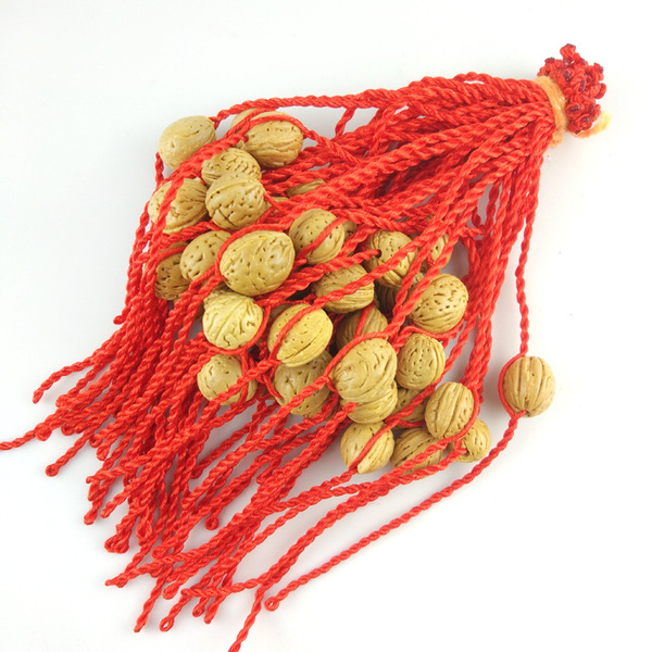 woven red rope bracelet handmade