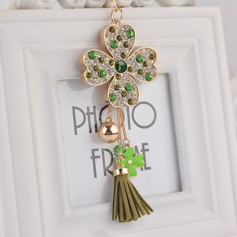 Creative lucky clover, модный брелок для ключей, украшение сумки, подвеска, корейский стиль, оптовая продажа