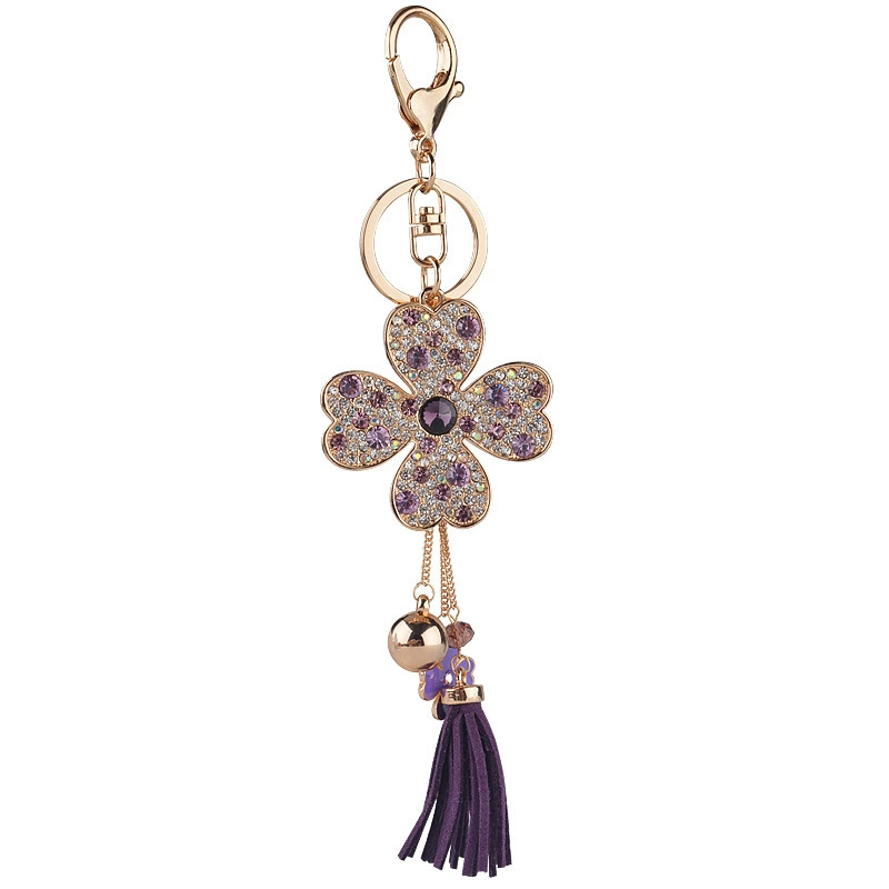 Creative lucky clover, модный брелок для ключей, украшение сумки, подвеска, корейский стиль, оптовая продажа