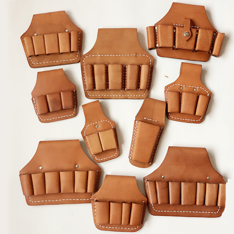 Kit de trabajo aéreo de piel de vaca directo de fábrica Conjunto de abrazadera de piel de vaca multifuncional de uno a siete Kit de combinación