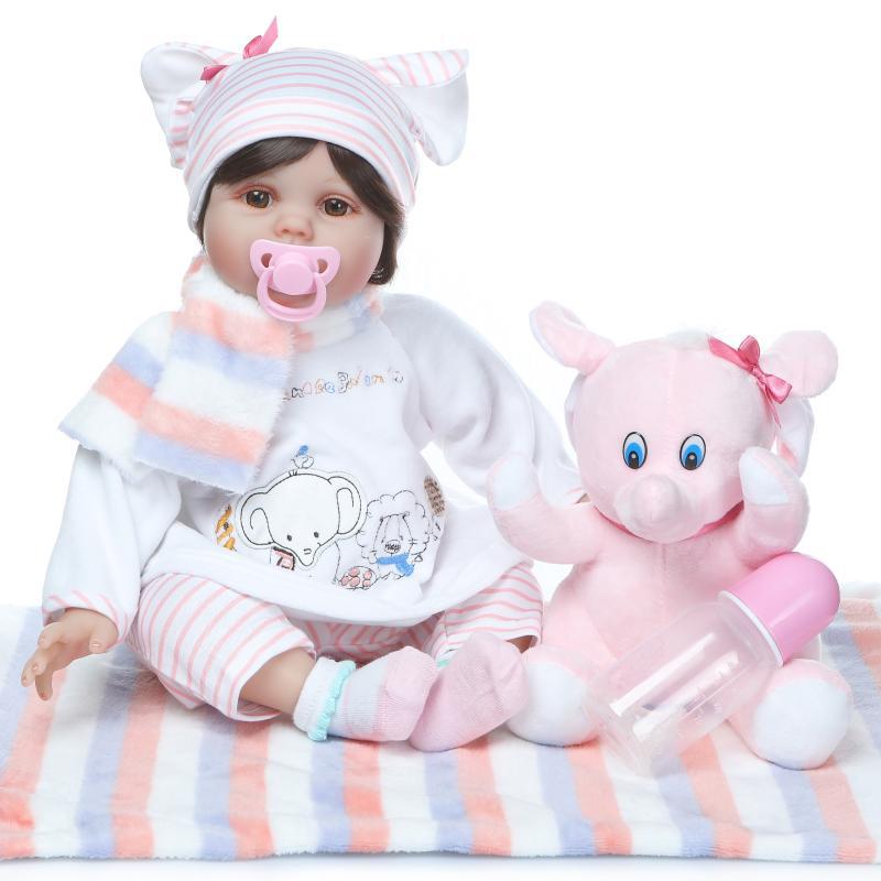 NPK simulación bebé silicona bebé niños juguete regalo colección