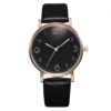 Watch for leisure, quartz belt, Korean style, simple and elegant design