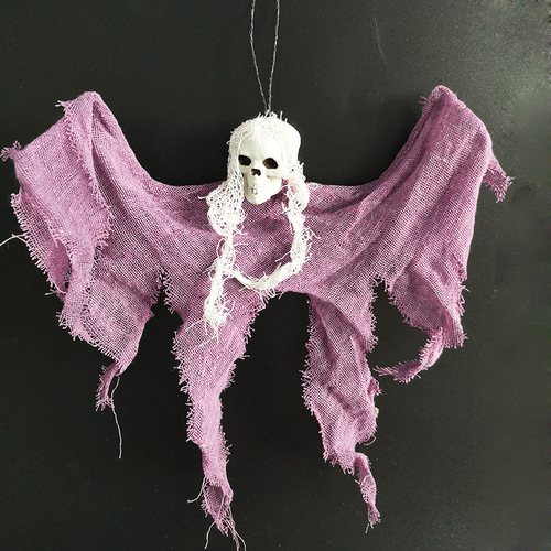 Halloween decoration small ghost house bar KTV decoration props skull hanging ghost horror hanging ghost pendant pendant