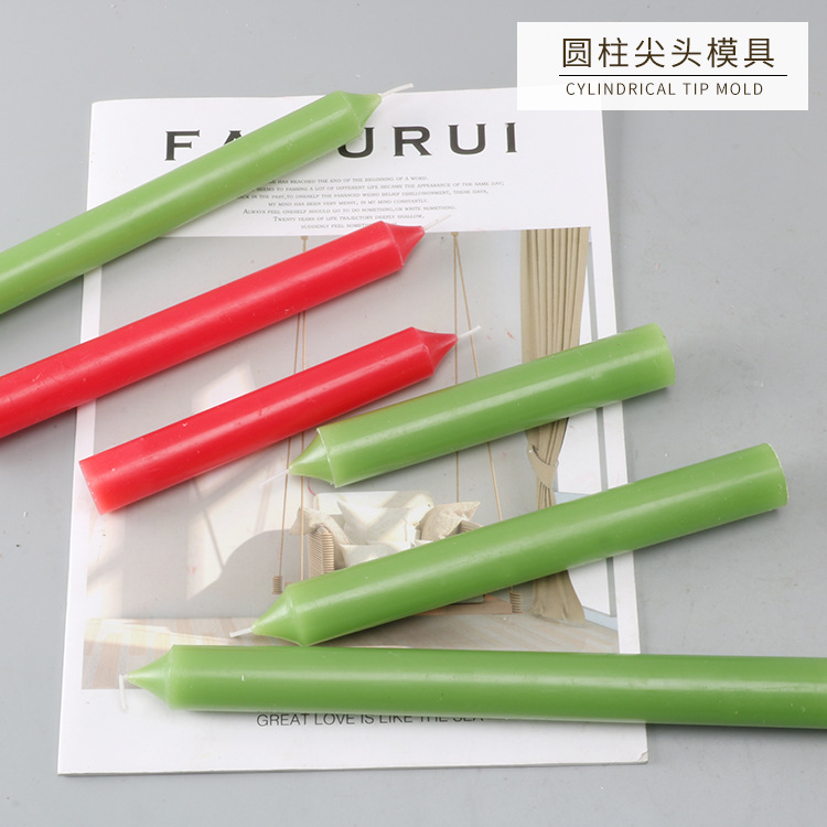 Pequeño molde de la vela de iluminación del hogar modelo de vela/molde de cera de varilla/molde de vela fina/molde de vela larga DIY