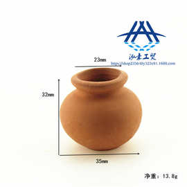 泓豪工厂直供 52微缩玩具模型场景娃娃屋配件 迷你陶瓷花盆C5055