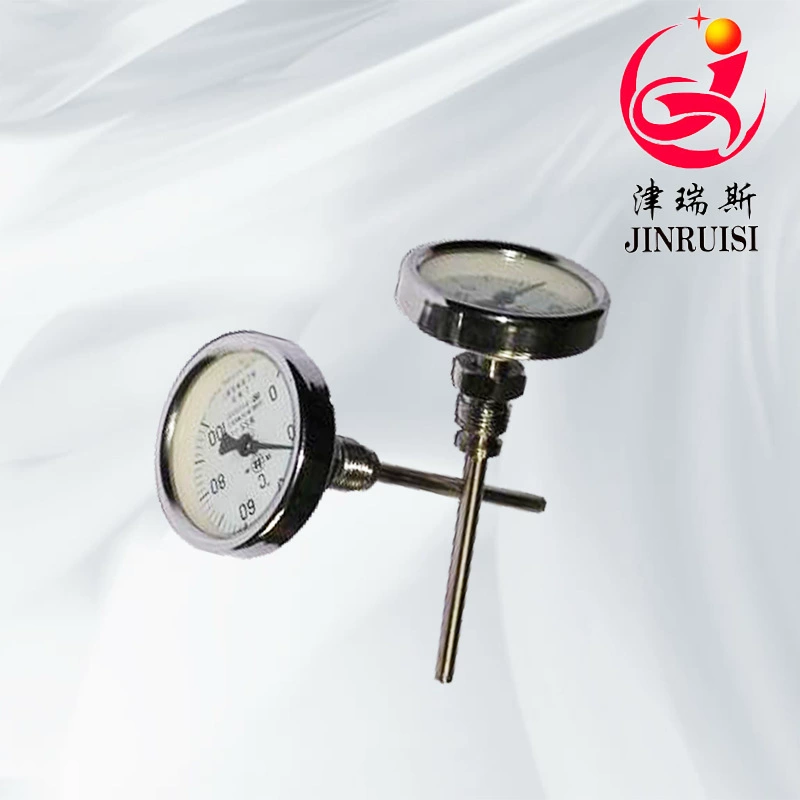 Термометр биметаллический осевой WSS-401 из нержавеющей стали, индикатор температуры