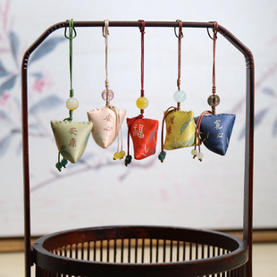 Mini Small Fragrant Rice Dumplings, Dragon Boat Festival Gifts, Portable Small Pendants, Mobile Phone Pendants, Creative Small Gifts, Festive Sachet Rice Dumplings