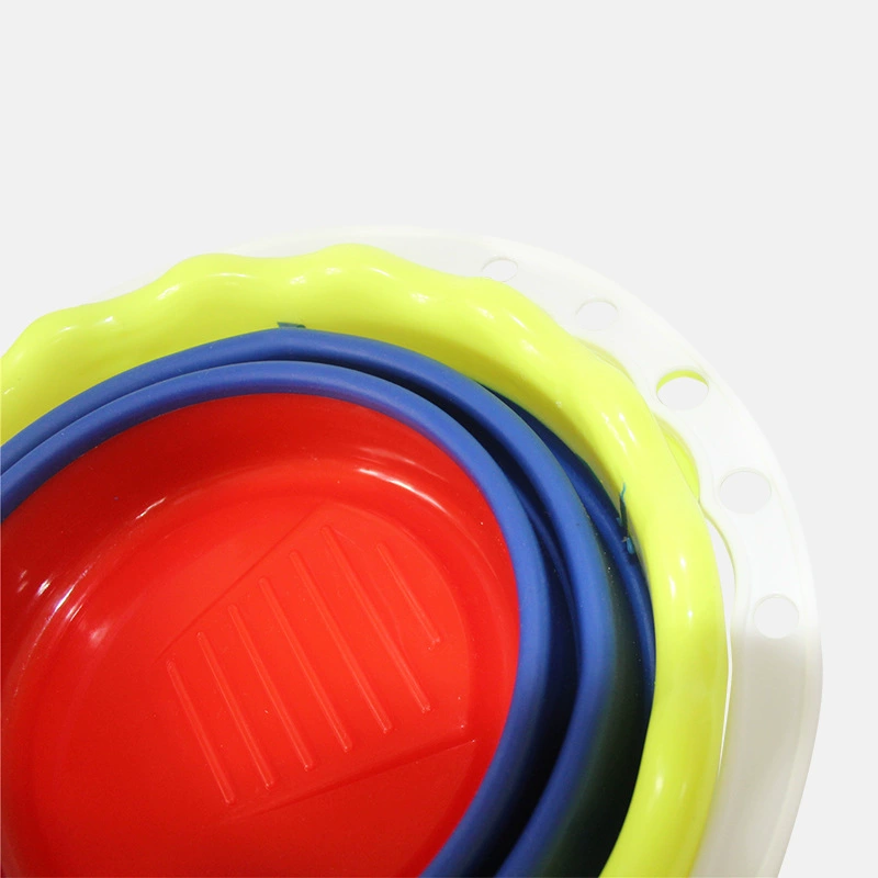 Round silicone folding universal pens holder, brush washing cup, (Cross-border trading), increased thickness
