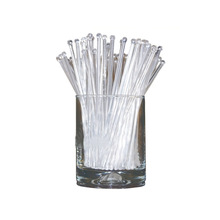 塑料圆柱透明调酒棒 咖啡奶茶搅拌棒酒吧气氛棒