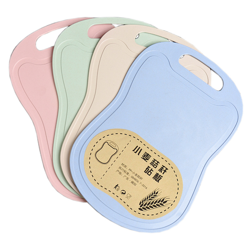 Tablero de corte de paja de trigo tablero de corte pequeño creativo tablero de corte de carne doméstica cocina tablero de ocupación de frutas tablero de corte entrega de fábrica