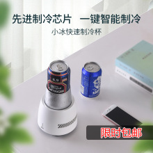 小冰快速电子制冷杯 冰镇器啤酒可乐饮料降温器 插电桌面车载礼品