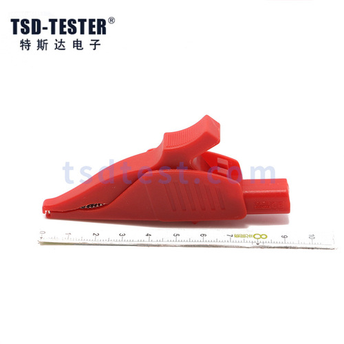 C7263 Pure Copper High Current Insulated Alligator Clip Dolphin Clip 32A/1KV 4mm Jack Non-Welding