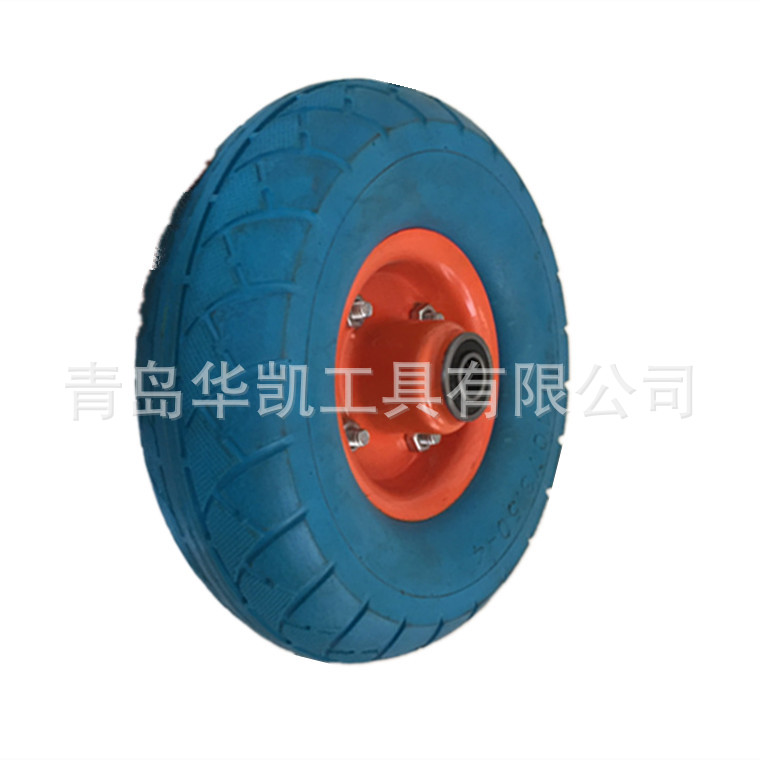 青岛厂家10寸填充pu轮 10x4.10/3.50-4pu填充轮