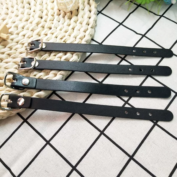 Spot supply of various color luggage tag strap 0.6 composite PU leather luggage strap strap strap travel strap