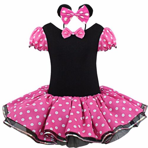  New Girls Clothes Summer Dance Fashion Polka Dot European and American Miki Mesh Dress Dropshipping