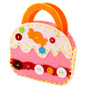 Cloth non-woven cloth, fleece materials set, purse for early age, handmade, artwork