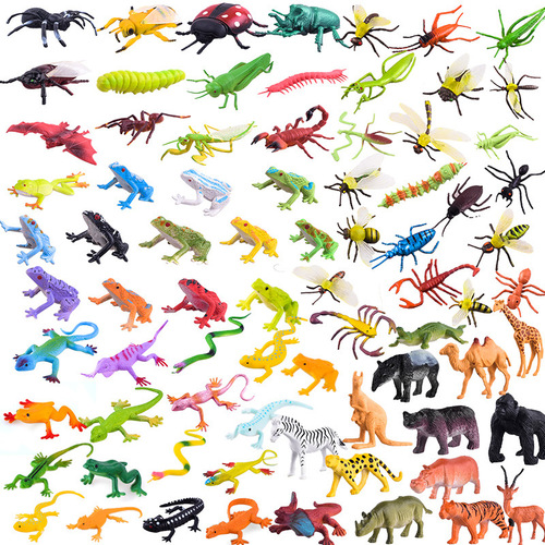 A variety of cross-border simulated insects, undersea animals, sand table scenes, science and education cognitive animal models