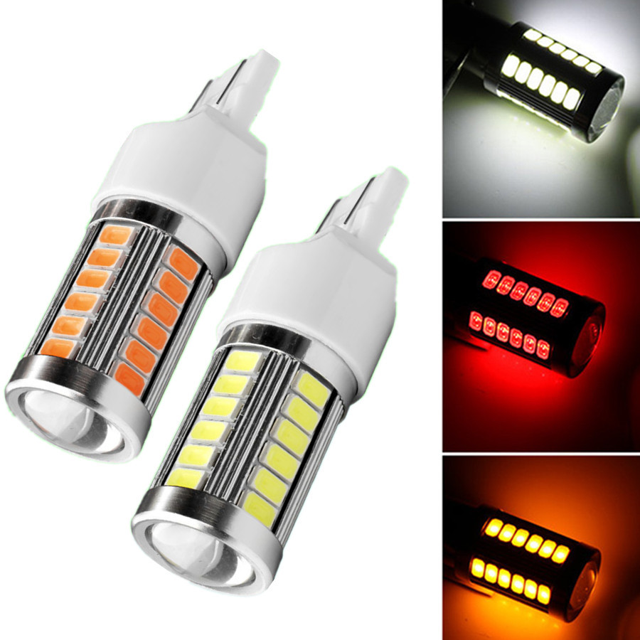Coche LED luz de freno de señal de giro 1157 1156 5730 5630 33SMD T20 resalte Luz de marcha atrás