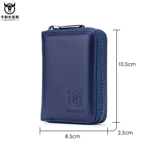 Captain Niu Leather First Layer Cow Card Bag Men's Casual Genuine Leather Driver's License Card Holder Card Holder Multifunctional Coin Purse