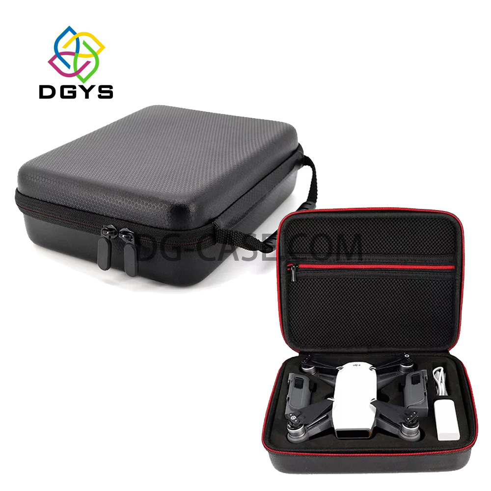 厂家供货黑色大疆无人机收纳盒趣味遥控飞机手提收纳硬包数码
