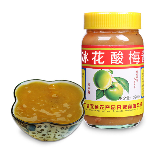 Guangxi Shuanghe Binghua Sour Plum Sauce 320g bottled plum jam jam roasted duck roasted goose barbecued pork dipped in iced plum sauce