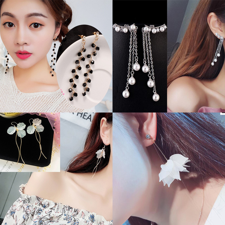 Creative crystal earings