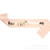 Birthday shoulder strap BIRTHDAYGIRL etiquette belt 16 18 21 30 40 50 60 -year -old birthday party decoration