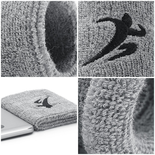 Leiqi sports wristbands for men and women running fitness tennis badminton towels breathable sweat-absorbent high-elastic wristbands