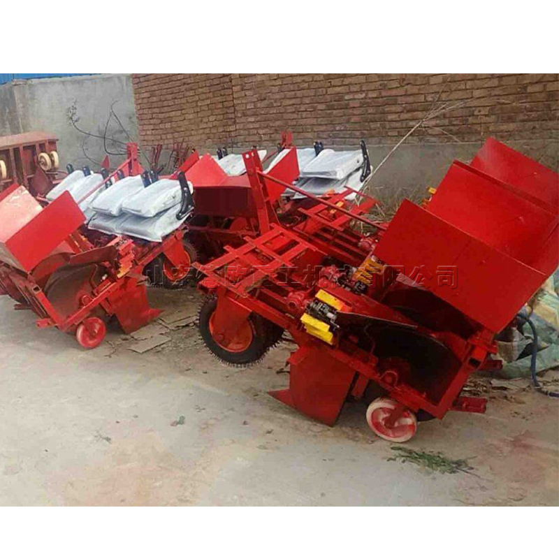 后置座驾式大葱种植机 双座位大葱秧苗栽葱机 河南葱苗移栽器