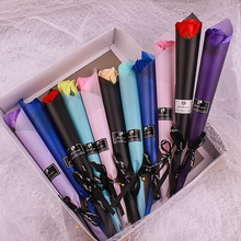 七夕手工康乃馨花束香皂花玫瑰花单支礼品情人节活动庆典毕业礼物