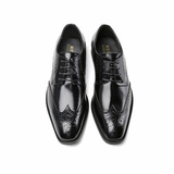 Частный обычай 2025 новый стиль Brock Oxford Derby Shoes Formal Leather Shoes Men's Fashion's Gentleman's Office