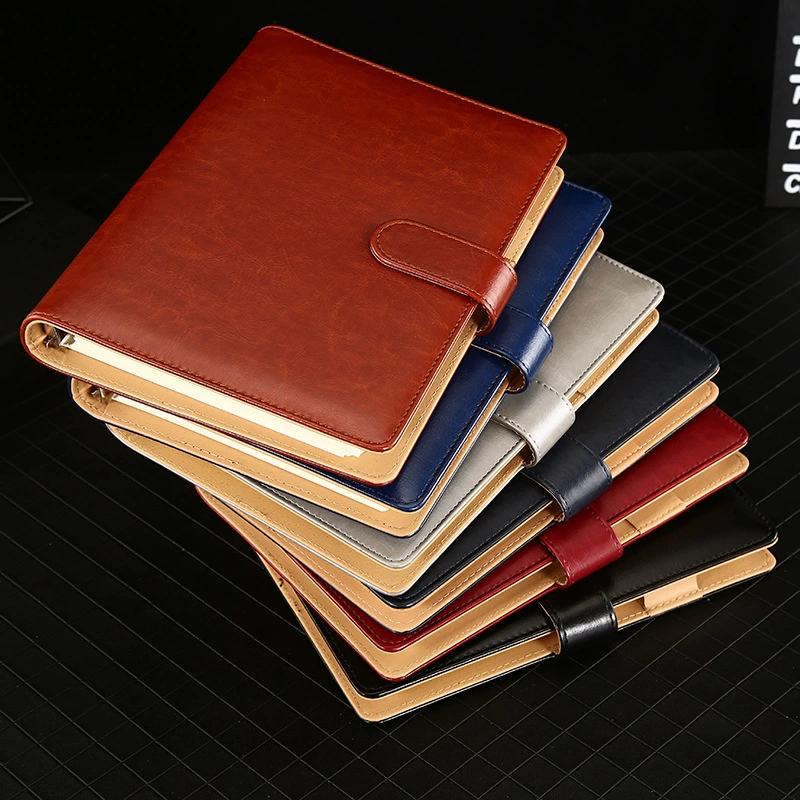 Notebook PU Cover (Planner) — A5/B5/A4, tear-off & loose-leaf options, gift-box sets