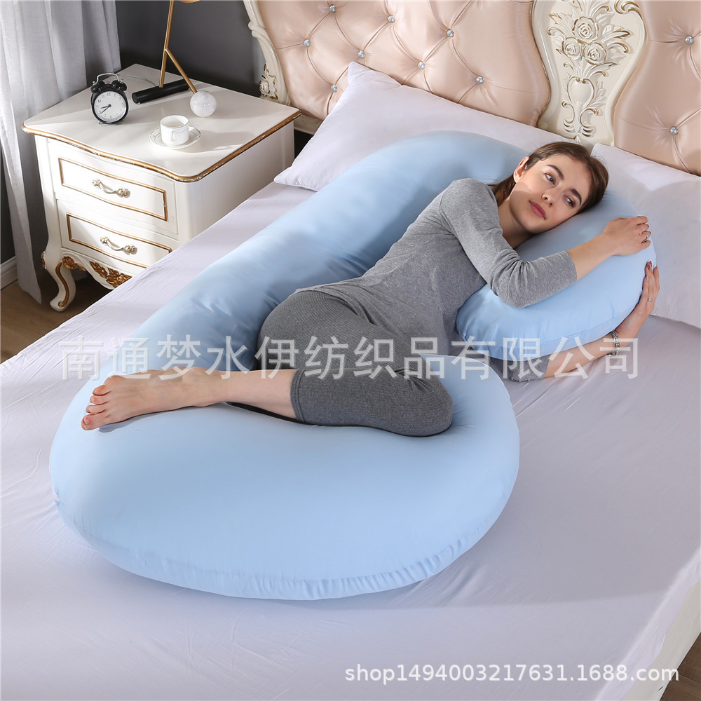 Amazon entidad transfronteriza almohada de maternidad almohada de la cintura lado almohada para dormir gran almohada de maternidad tipo C funda de almohada fábrica venta al por mayor