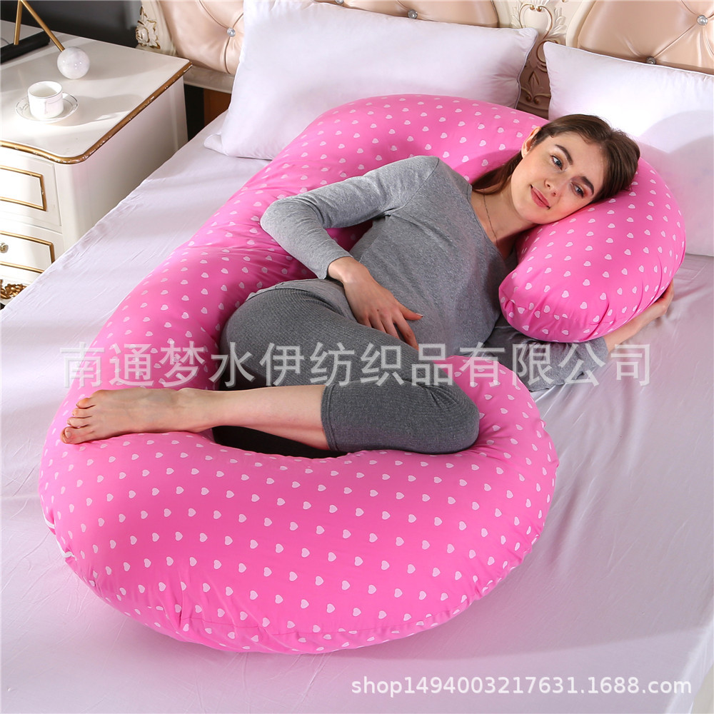 Amazon entidad transfronteriza almohada de maternidad almohada de la cintura lado almohada para dormir gran almohada de maternidad tipo C funda de almohada fábrica venta al por mayor