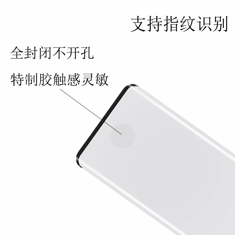 Transfronterizo aplicable S23 película templada S21 pantalla curva película de teléfono móvil de alto adhesivo S20 superficie curva Samsung S23Ultra película templada