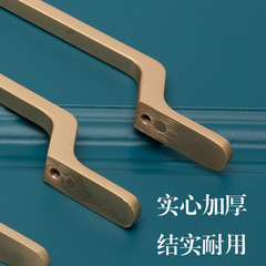 European and American pearl gold single hole drawer handle modern minimalist cabinet door handle zinc alloy wardrobe cabinet door knob