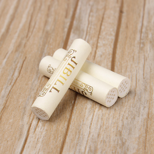 Wood Aroma 9MM Activated Carbon Filter Core, Special Filter Core for Pipes, Pipe Accessories, 10-Pack Pine Wood Pipe Filter