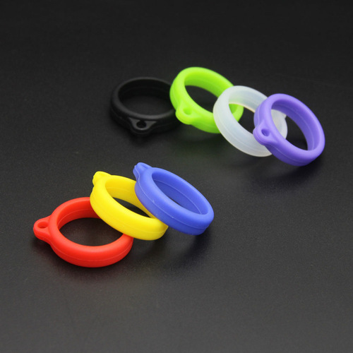 Silicone O-ring, large silicone hanger ring, inner diameter 20mm, silicone hanging ring, loop decoration ring, hanging cord ring